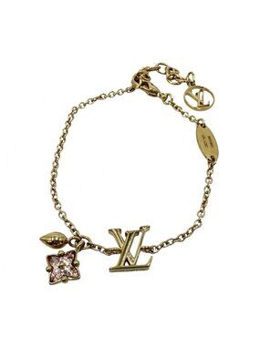 Louis Vuitton Bracelet Monogram Flower Loulou Glam Star Gold